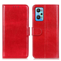 Coque Portefeuille Livre Cuir Etui Clapet M07L pour Realme GT Neo2 5G Rouge