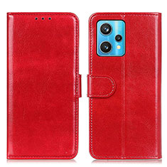 Coque Portefeuille Livre Cuir Etui Clapet M07L pour Realme Q5 5G Rouge