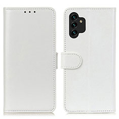 Coque Portefeuille Livre Cuir Etui Clapet M07L pour Samsung Galaxy A04s Blanc