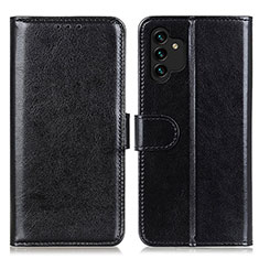 Coque Portefeuille Livre Cuir Etui Clapet M07L pour Samsung Galaxy A13 4G Noir