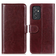 Coque Portefeuille Livre Cuir Etui Clapet M07L pour Samsung Galaxy A15 4G Marron