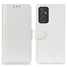 Coque Portefeuille Livre Cuir Etui Clapet M07L pour Samsung Galaxy A15 LTE Blanc