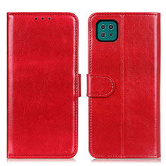 Coque Portefeuille Livre Cuir Etui Clapet M07L pour Samsung Galaxy A22s 5G Rouge