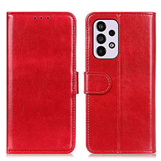 Coque Portefeuille Livre Cuir Etui Clapet M07L pour Samsung Galaxy A33 5G Rouge