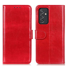 Coque Portefeuille Livre Cuir Etui Clapet M07L pour Samsung Galaxy A34 5G Rouge