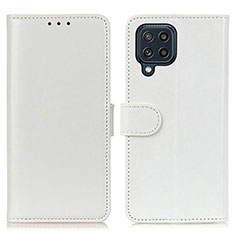 Coque Portefeuille Livre Cuir Etui Clapet M07L pour Samsung Galaxy M32 4G Blanc