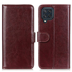 Coque Portefeuille Livre Cuir Etui Clapet M07L pour Samsung Galaxy M32 4G Marron