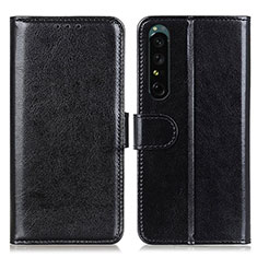 Coque Portefeuille Livre Cuir Etui Clapet M07L pour Sony Xperia 1 IV Noir