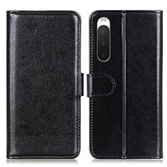 Coque Portefeuille Livre Cuir Etui Clapet M07L pour Sony Xperia 10 IV Noir