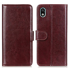 Coque Portefeuille Livre Cuir Etui Clapet M07L pour Sony Xperia Ace III Marron