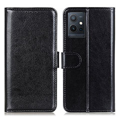 Coque Portefeuille Livre Cuir Etui Clapet M07L pour Vivo T1 5G India Noir