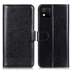 Coque Portefeuille Livre Cuir Etui Clapet M07L pour Wiko Y52 Noir