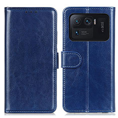 Coque Portefeuille Livre Cuir Etui Clapet M07L pour Xiaomi Mi 11 Ultra 5G Bleu