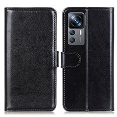 Coque Portefeuille Livre Cuir Etui Clapet M07L pour Xiaomi Mi 12T Pro 5G Noir