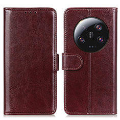 Coque Portefeuille Livre Cuir Etui Clapet M07L pour Xiaomi Mi 13 Ultra 5G Marron