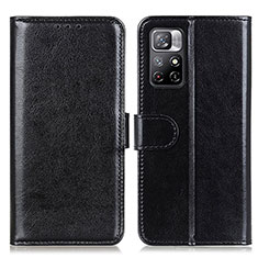 Coque Portefeuille Livre Cuir Etui Clapet M07L pour Xiaomi Poco M4 Pro 5G Noir