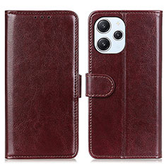 Coque Portefeuille Livre Cuir Etui Clapet M07L pour Xiaomi Redmi 12 4G Marron