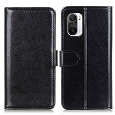 Coque Portefeuille Livre Cuir Etui Clapet M07L pour Xiaomi Redmi K40 5G Noir