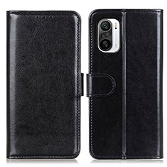 Coque Portefeuille Livre Cuir Etui Clapet M07L pour Xiaomi Redmi K40 Pro+ Plus 5G Noir