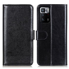 Coque Portefeuille Livre Cuir Etui Clapet M07L pour Xiaomi Redmi Note 10 Pro 5G Noir