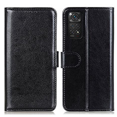 Coque Portefeuille Livre Cuir Etui Clapet M07L pour Xiaomi Redmi Note 11 4G (2022) Noir