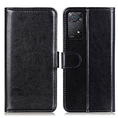 Coque Portefeuille Livre Cuir Etui Clapet M07L pour Xiaomi Redmi Note 11 Pro 5G Noir