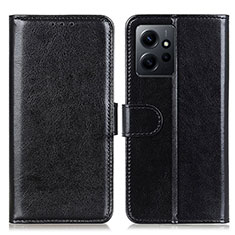 Coque Portefeuille Livre Cuir Etui Clapet M07L pour Xiaomi Redmi Note 12 4G Noir