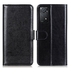 Coque Portefeuille Livre Cuir Etui Clapet M07L pour Xiaomi Redmi Note 12 Pro 4G Noir