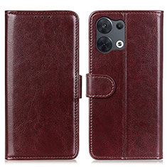 Coque Portefeuille Livre Cuir Etui Clapet M07L pour Xiaomi Redmi Note 13 5G Marron