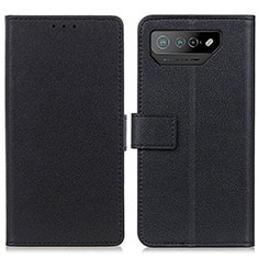 Coque Portefeuille Livre Cuir Etui Clapet M08L pour Asus ROG Phone 7 Pro Noir