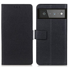 Coque Portefeuille Livre Cuir Etui Clapet M08L pour Google Pixel 6 5G Noir