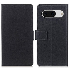 Coque Portefeuille Livre Cuir Etui Clapet M08L pour Google Pixel 8a 5G Noir