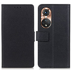 Coque Portefeuille Livre Cuir Etui Clapet M08L pour Huawei Honor 50 5G Noir