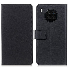 Coque Portefeuille Livre Cuir Etui Clapet M08L pour Huawei Honor 50 Lite Noir