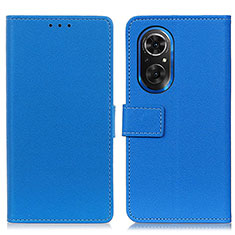 Coque Portefeuille Livre Cuir Etui Clapet M08L pour Huawei Honor 50 SE 5G Bleu