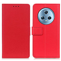 Coque Portefeuille Livre Cuir Etui Clapet M08L pour Huawei Honor Magic5 5G Rouge