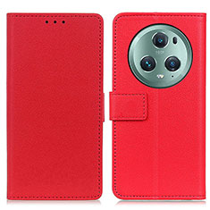 Coque Portefeuille Livre Cuir Etui Clapet M08L pour Huawei Honor Magic5 Pro 5G Rouge