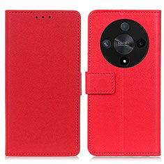 Coque Portefeuille Livre Cuir Etui Clapet M08L pour Huawei Honor Magic6 Lite 5G Rouge