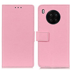 Coque Portefeuille Livre Cuir Etui Clapet M08L pour Huawei Nova 8i Rose