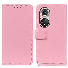 Coque Portefeuille Livre Cuir Etui Clapet M08L pour Huawei Nova 9 Pro Rose