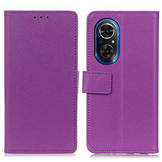 Coque Portefeuille Livre Cuir Etui Clapet M08L pour Huawei Nova 9 SE Violet