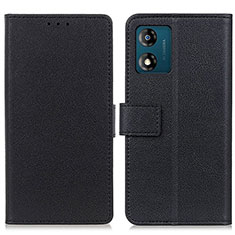 Coque Portefeuille Livre Cuir Etui Clapet M08L pour Motorola Moto E13 Noir