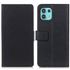 Coque Portefeuille Livre Cuir Etui Clapet M08L pour Motorola Moto Edge 20 Lite 5G Noir