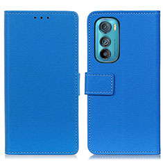 Coque Portefeuille Livre Cuir Etui Clapet M08L pour Motorola Moto Edge 30 5G Bleu