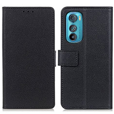 Coque Portefeuille Livre Cuir Etui Clapet M08L pour Motorola Moto Edge 30 5G Noir