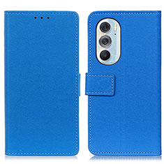 Coque Portefeuille Livre Cuir Etui Clapet M08L pour Motorola Moto Edge 30 Pro 5G Bleu