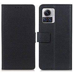 Coque Portefeuille Livre Cuir Etui Clapet M08L pour Motorola Moto Edge 30 Ultra 5G Noir