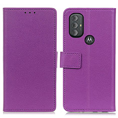 Coque Portefeuille Livre Cuir Etui Clapet M08L pour Motorola Moto G Play (2023) Violet