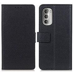 Coque Portefeuille Livre Cuir Etui Clapet M08L pour Motorola Moto G Stylus (2022) 4G Noir