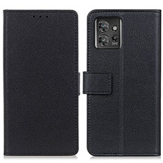 Coque Portefeuille Livre Cuir Etui Clapet M08L pour Motorola ThinkPhone 5G Noir